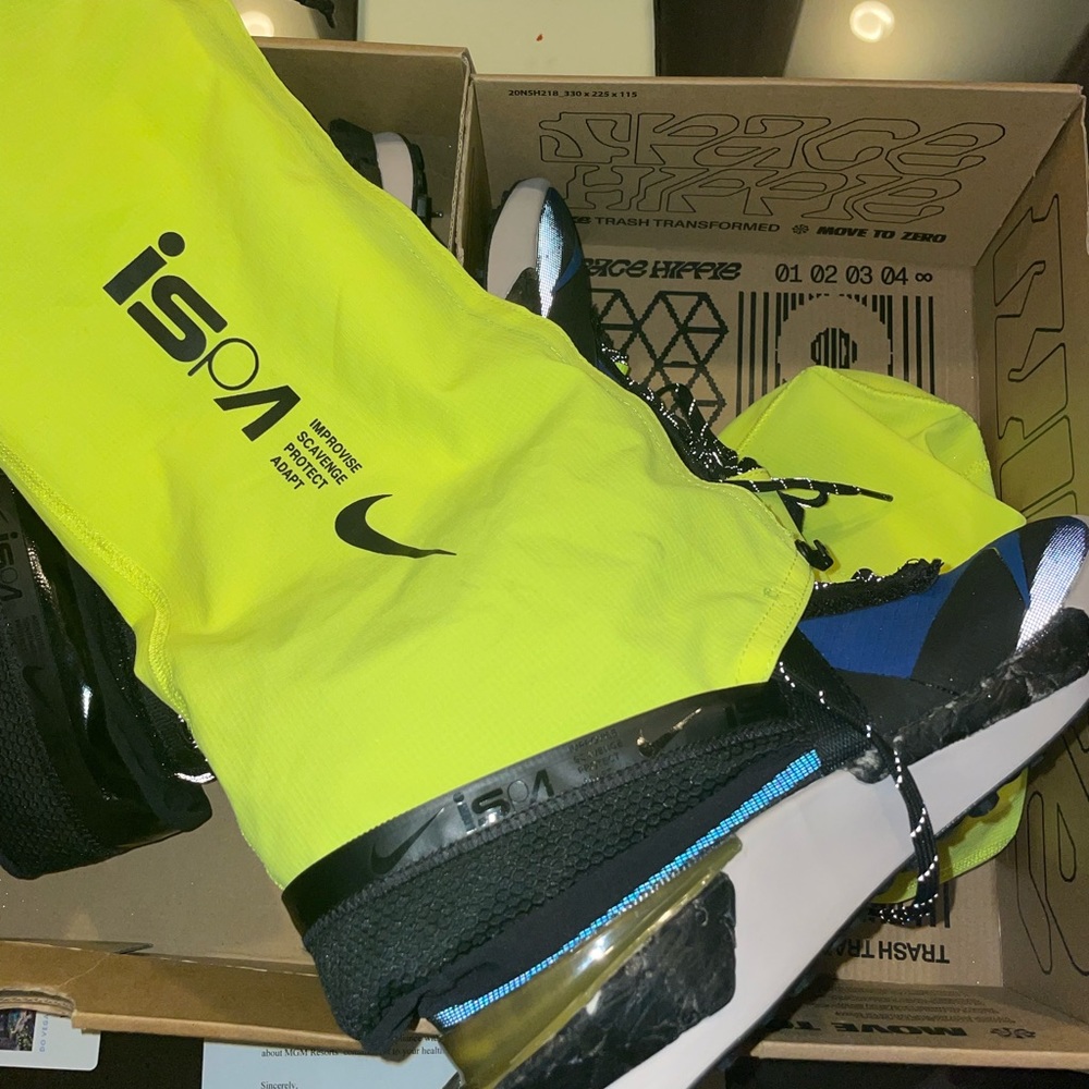 Nike Ispa Drifter Coastal Blue Size 10 - Picture 5 of 10